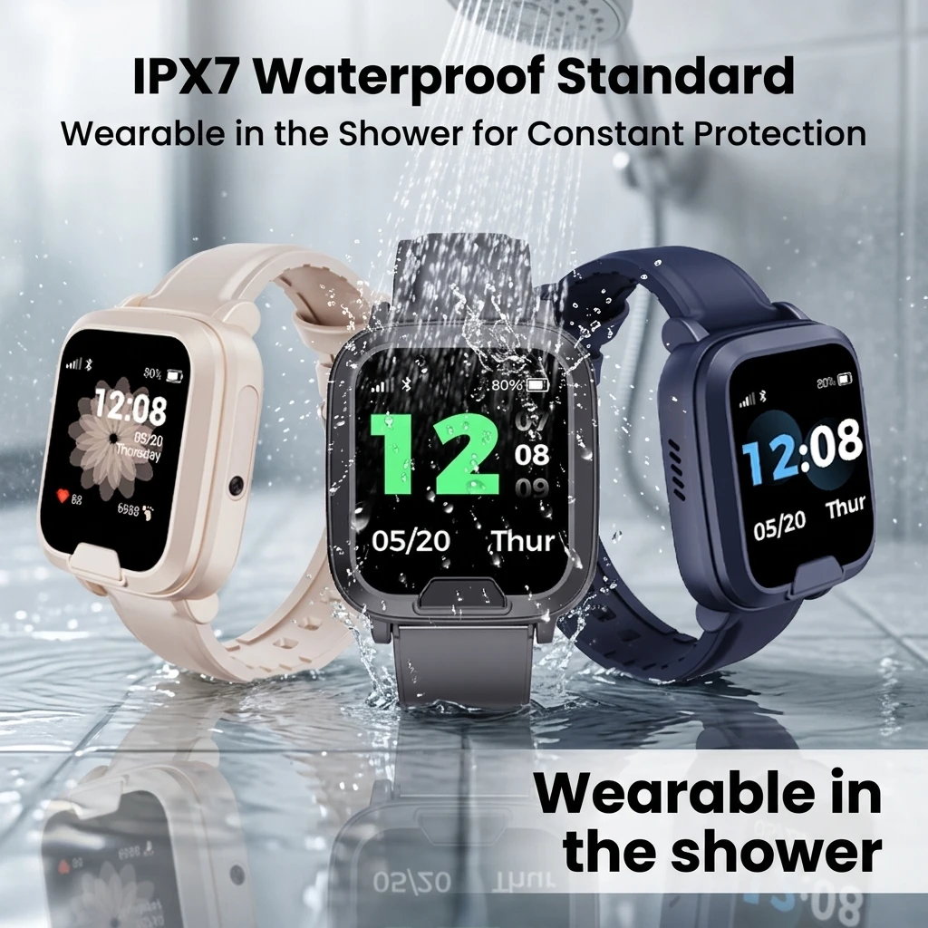 4G GPS 추적 팔찌 심박수 건강 모니터 낙상 감지 - Fall Detection Watch 리뷰 및 가격
