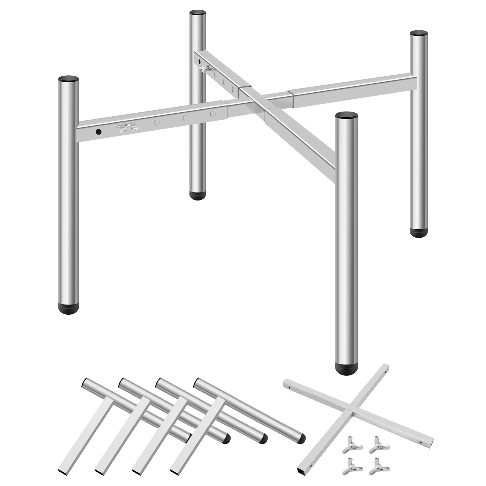 15-27 inch Firepit Stand Solo Stove Accessories & Stainless Steel flower Stand for Stove Fireplace Use Camping Outdoor Fireplace