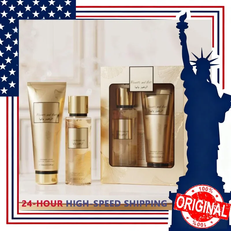عطر فيكتور الجديد 125 مل و125 مل، عطر الجسم، عطر يدوم طويلاً ومزيلات العرق عبر الحدود، مجموعة عطور لوشن الجسم