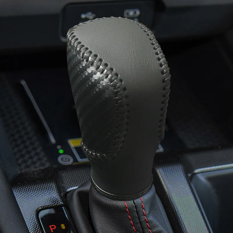 For Honda Accord CR-V Civic XR-V INSPIRE HR -V Fit Gear Shift Collars Carbon Fiber Leather Available in Multiple Colors