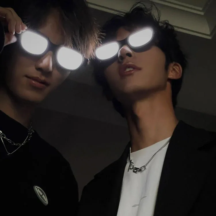 

TikTok Viral LED Glasses, Flashing Light Up Glasses for Parties Raves Concerts, Funny Novelty Gift Ideas for Adults