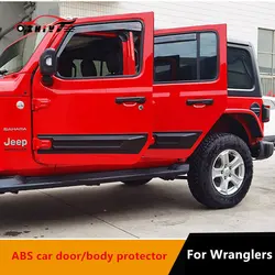 Car Door Protector for Jeep Wrangler JL JK 2007-2022 Car Styling Door/body Side Skirt Anti-scratch Decorative Protection Strip