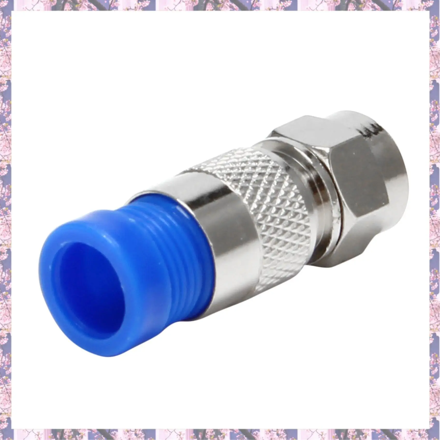 

Retail Rg6 F Type Connector Coax Coaxial Compression Fitting 40 Pack (Blue)