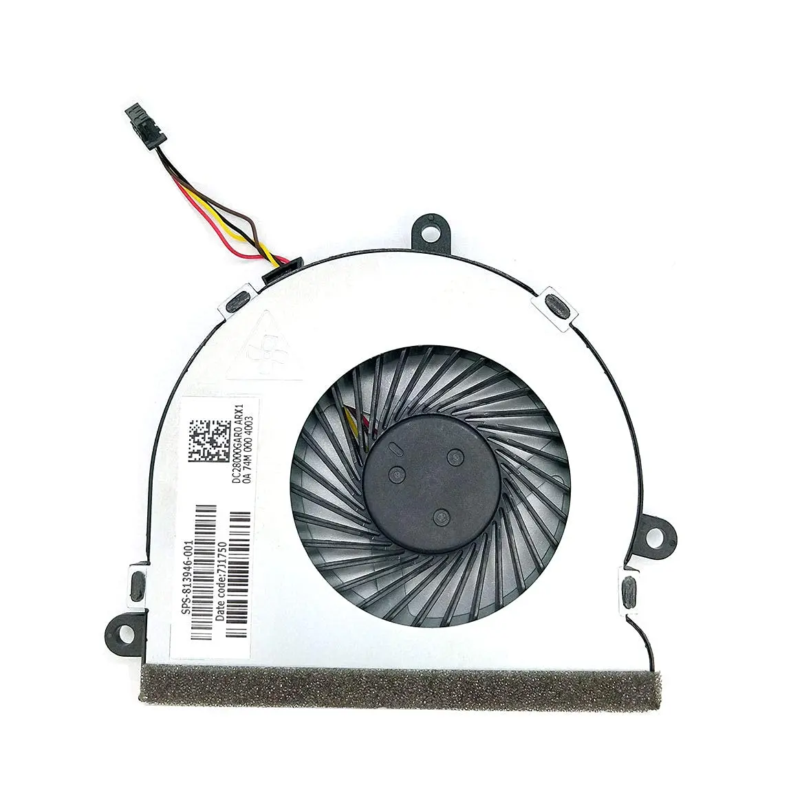 CPU Cooling Fan for HP 15-AC 15-AY 15- BA 15-BD 15-BS 15-AF 250 G4 G5 TPN-C125 C126 Cooler Fan 813946-001 DC28000GAR0