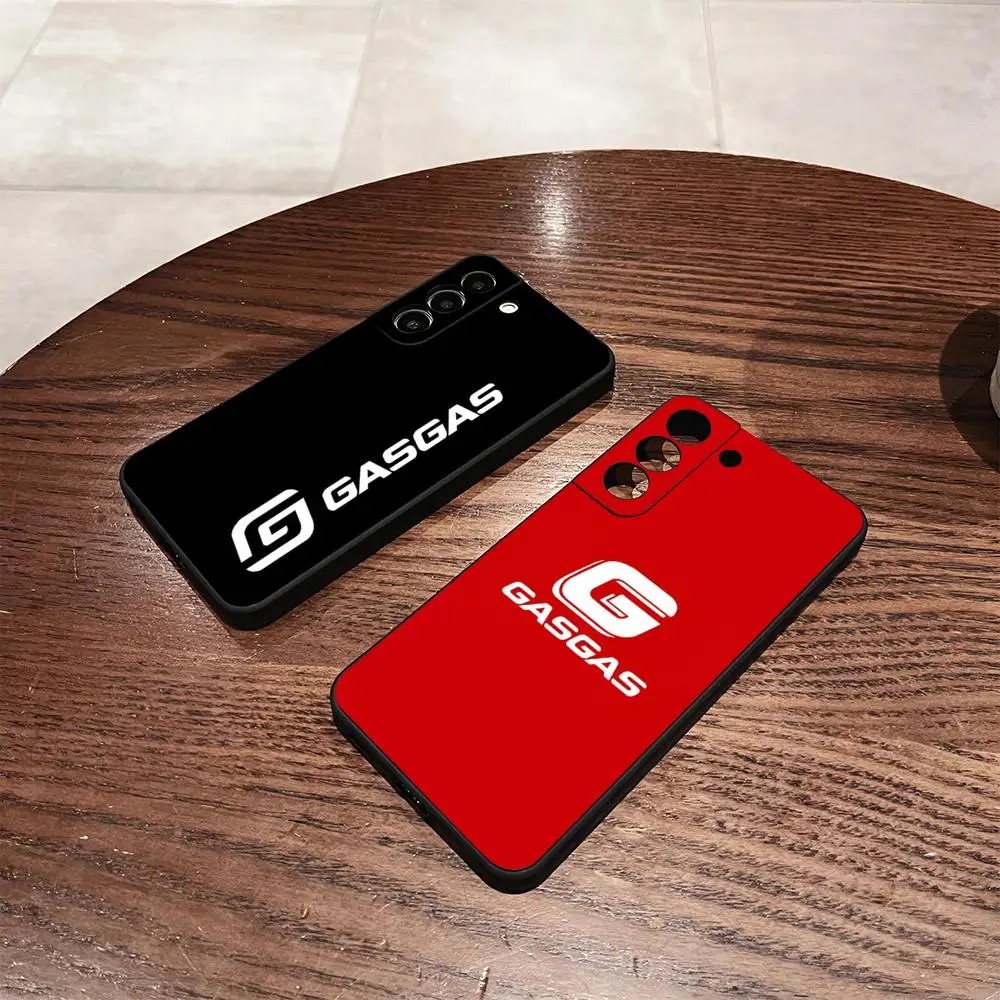 Racing G-GASGAS LOGO Phone Case For Samsung S26 S25 S24 FE S23 S22 S21 Plus S20 Ultra Note20Ultra Black Soft Shell