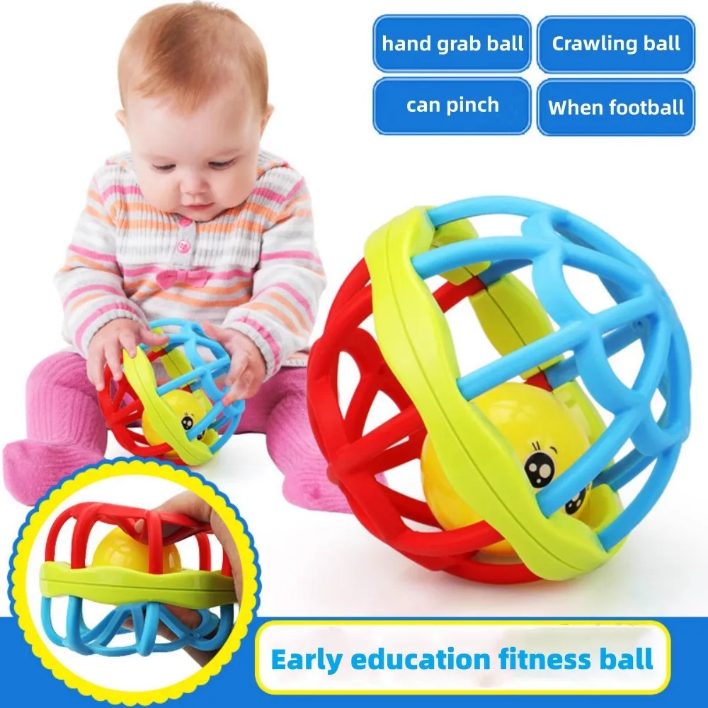 Sonajeros para bebés de 0 a 12 meses, bola de agarre para bebés, juego de agarre giratorio, regalo educativo sensorial para recién nacidos, juguete para niños y niñas