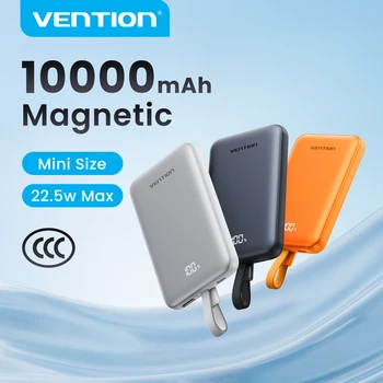 Vention 10000mAh 22.5W Magnetic Power Bank