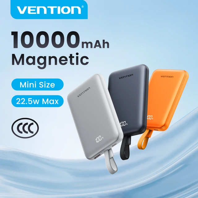 Vention 10000mAh 22.5W Magnetic Power Bank