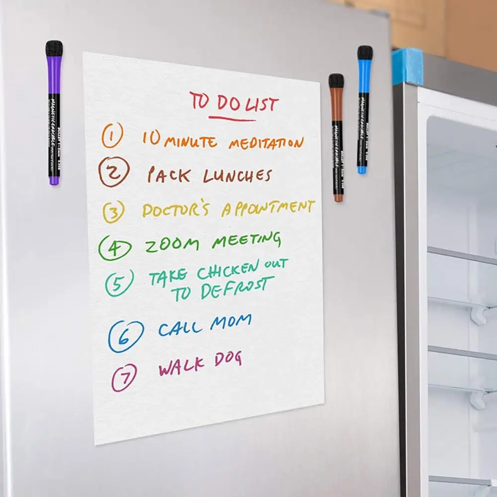 마그네틱 화이트보드 마커 세트, 다양한 색상, 마그네틱 건조 지우기 마커, 미세 팁, 낮은 냄새 화이트보드 마커, 어린이 작업용