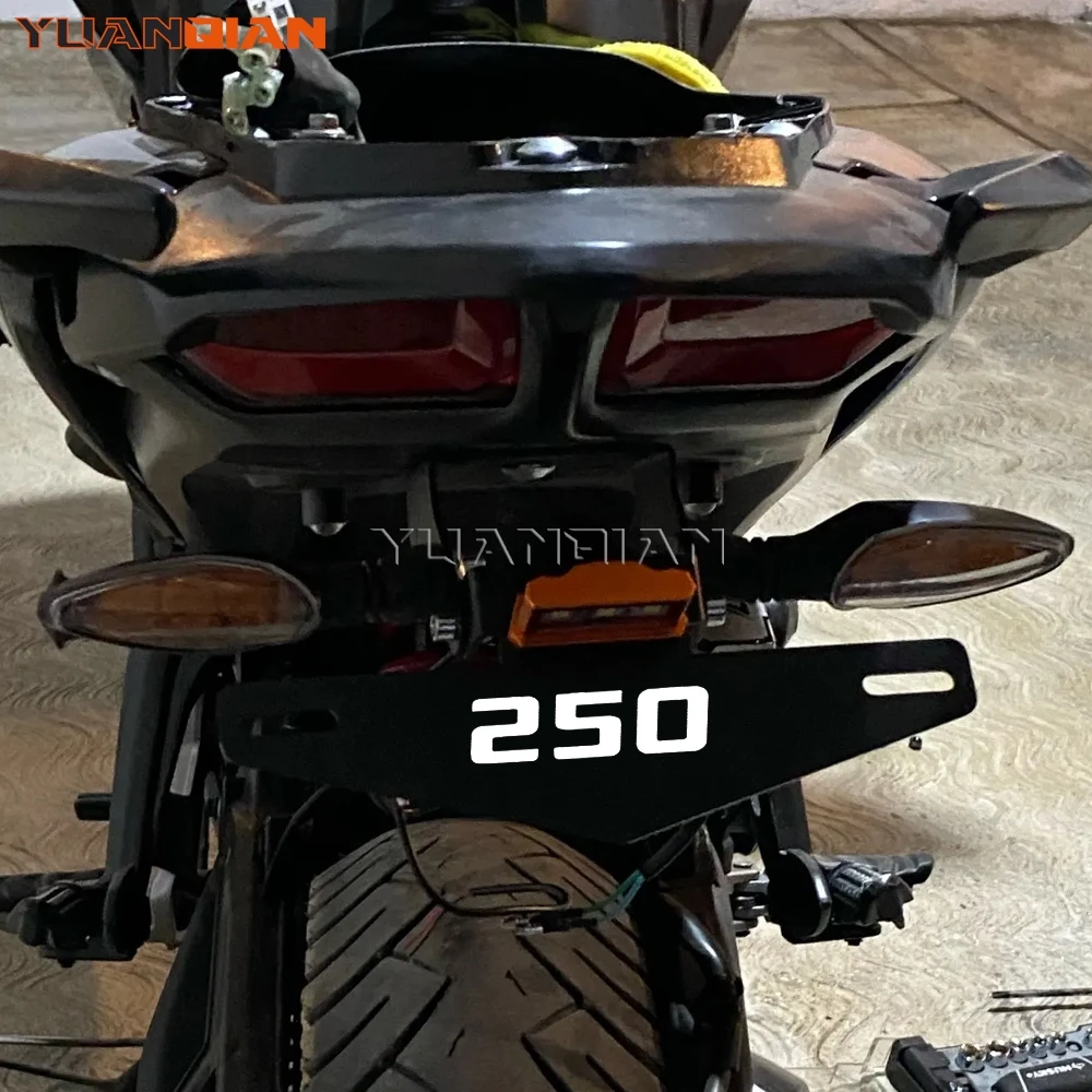 

LED Light Tail Tidy License Plate Holder Motorcycle Accessories Rear License Plate For DUEK 125 250 390 2017 2018-2021 Duke390