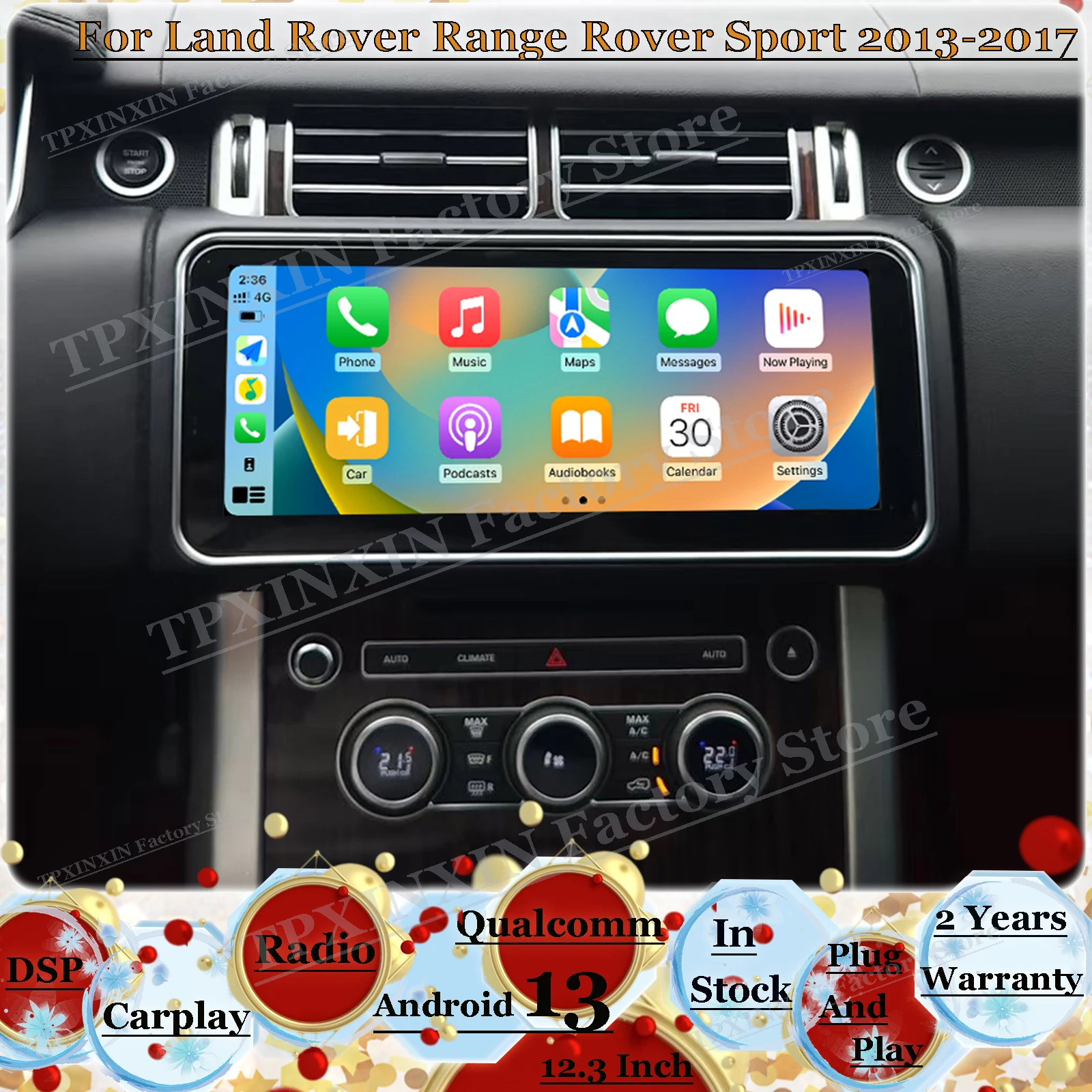 

Accesorios auto Android Multimedia For Land Rover Range Rover Sport 2013~2017 GPS Navigation Car Radio Stereo Receiver Head Unit