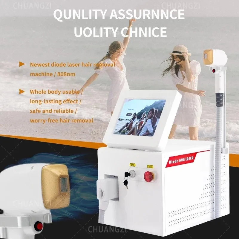 Portable Diode Hair Removal Professional Machine Painless Device Permanent Laser Hair Removal  Machine