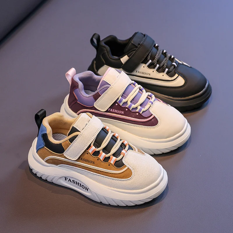 

Size 27-37 Autumn Fashion Children Shoes Casual Boys Girls Stripe Sport Running Shoes Breathable Unisex Soft Kids Sneaker