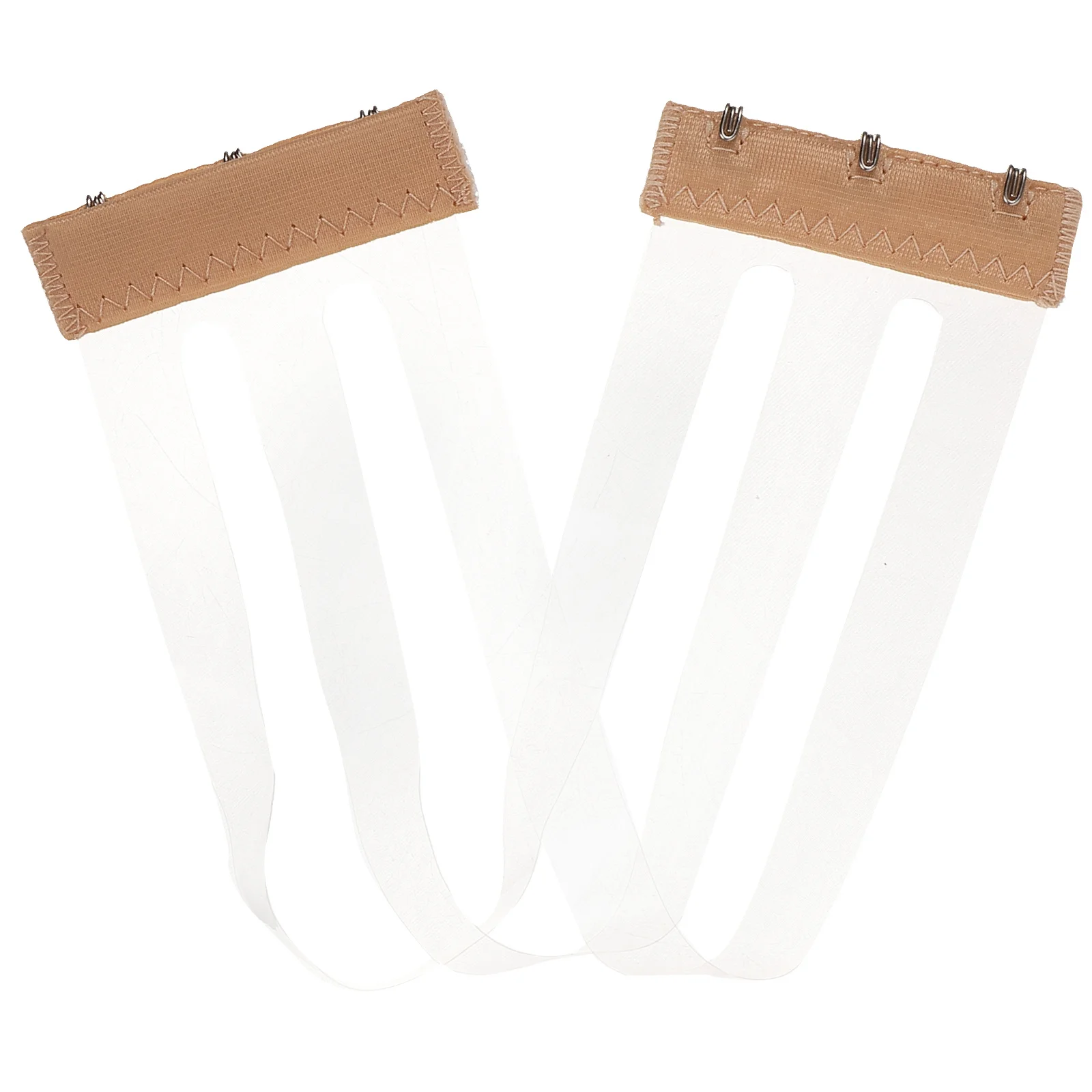 

Women's Bra Extender 3 Hook Elastic Polyester Strap Clip Comfortable Back Buckle Replacement for Plus Size Bra Lingerie