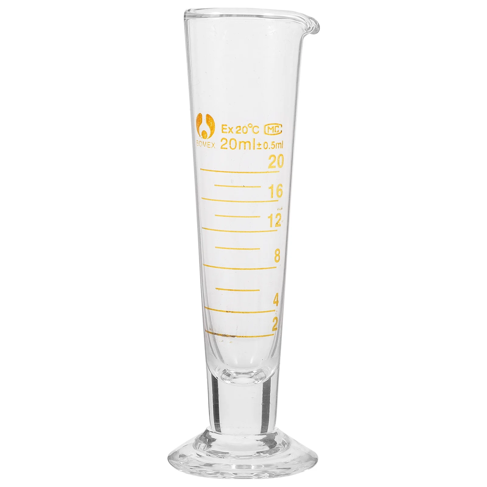 Laboratory Measuring Cup Glass Beakers Set Triangular Stable Design Clear Graduation Marks Accurate Liquid Measuring Tools