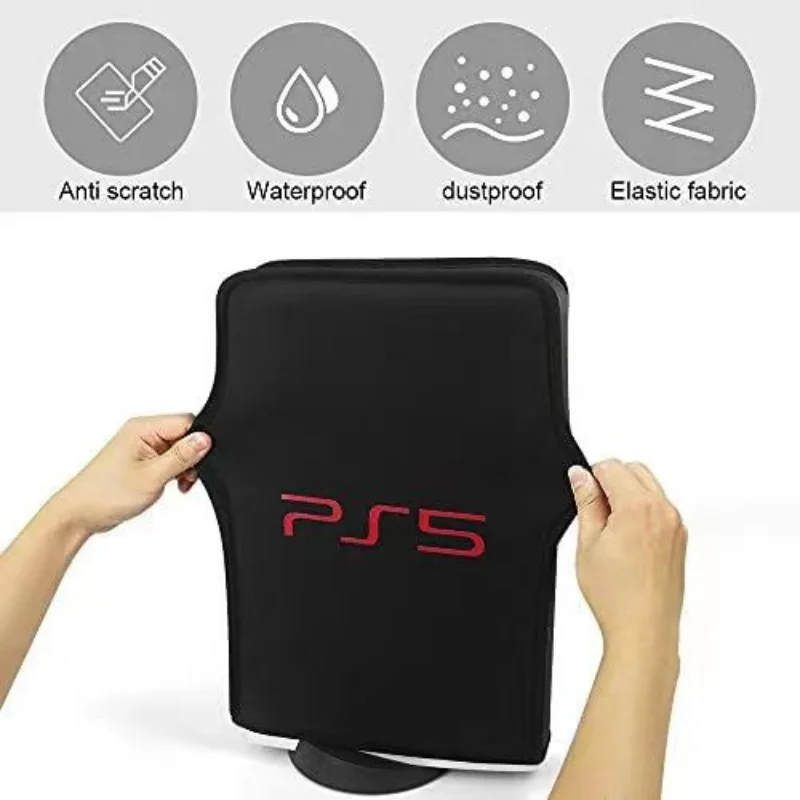 For PS5 Console Dust Cover Kit Dustproof Elastic Guard Protective Dustprevent Bag Sleeve Tailored Game Accessories