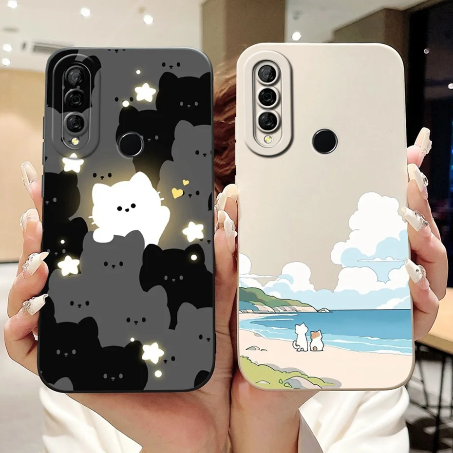 Lens Protective Case For Huawei Y6p MED-LX9 MED-LX9N Fashion Pattern Soft Silicon Cover For Huawei Y6P 2020 Phone Cases