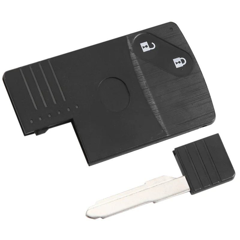 Casing Kunci Remote Kartu Pintar Tombol AEF2-2 untuk Mazda 5 6 CX-7 CX-9 RX8 Miata