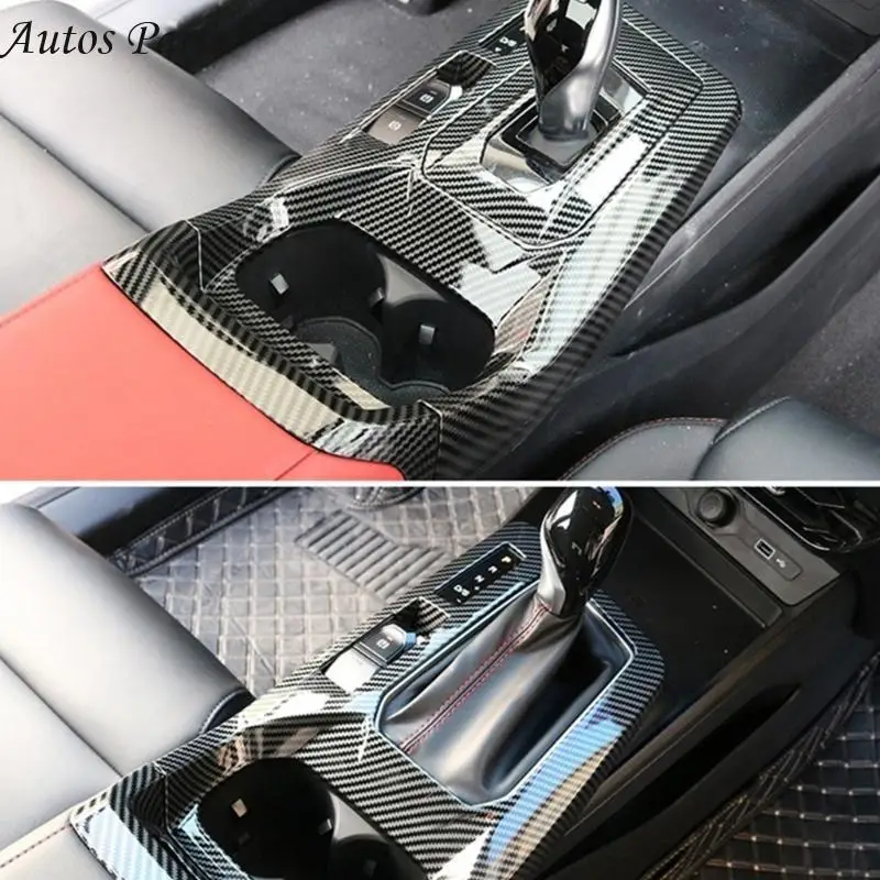 57BA Decoration Gear Shifter Panel Trim Car Gear Shifter Frame Stickers Cover