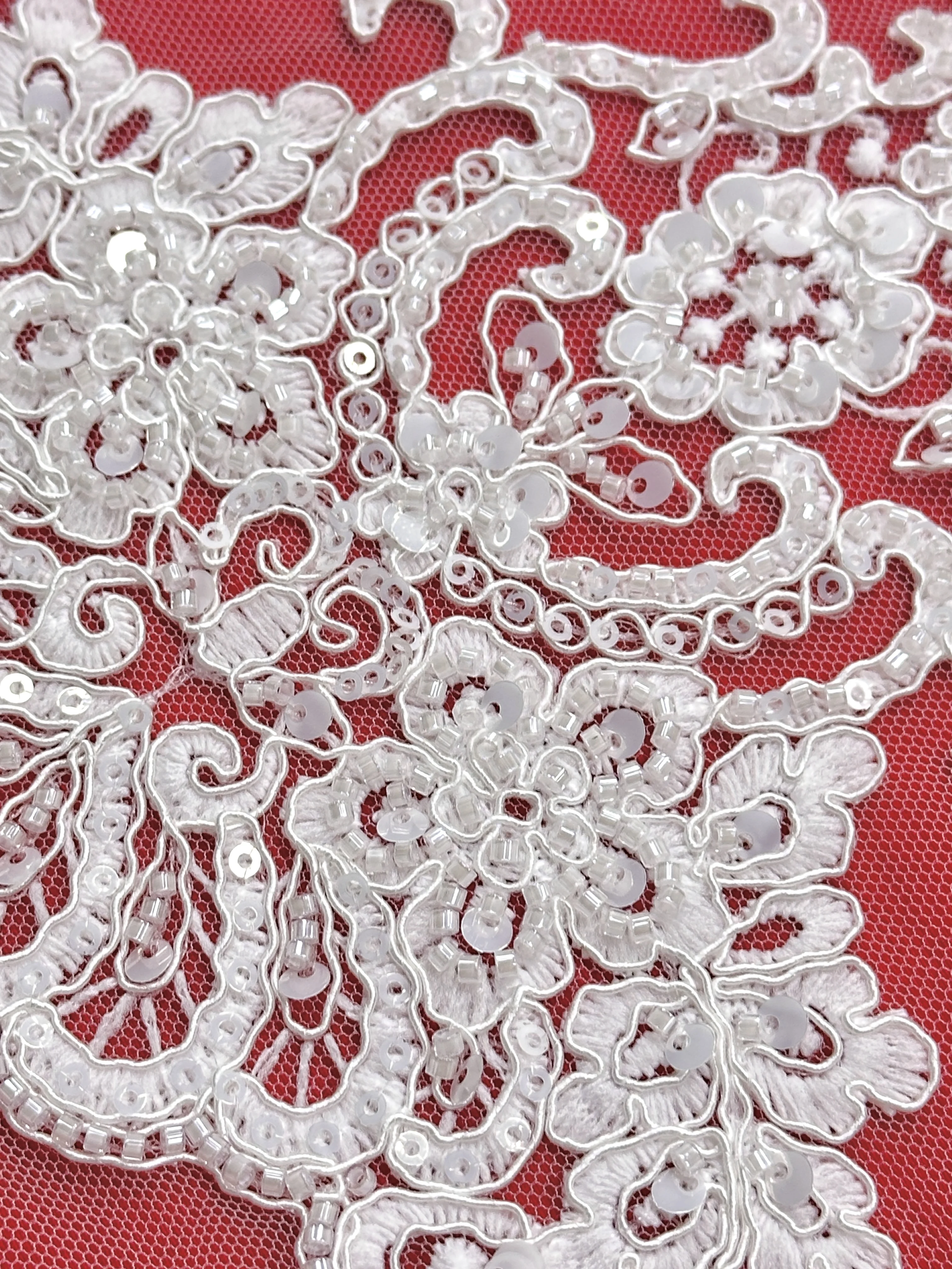 Классический французский стиль, нигерийский тюль, сетчатое кружево, европейский стиль, свадебное платье, материал, европейское свадебное кружево