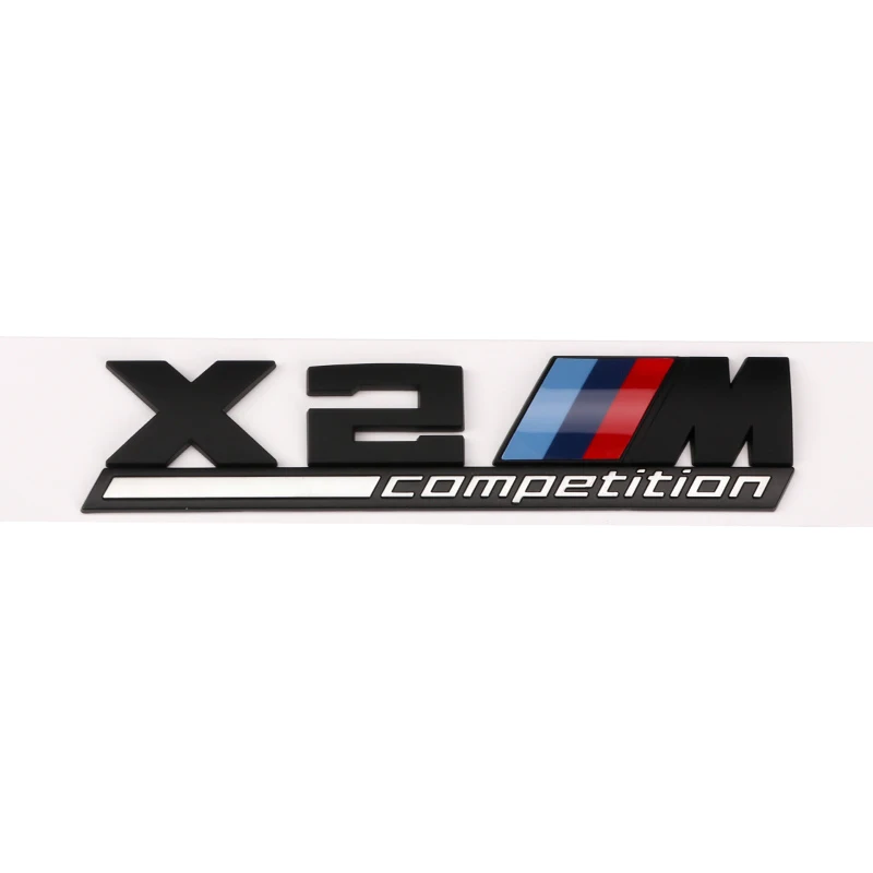 BMW M Stickers Competition Emblem X1 X2 X3 X4 X5 X6 X7 Black Logo Decoration For M2 M3 M4 M5 M6 X5M X6M Car Accessories