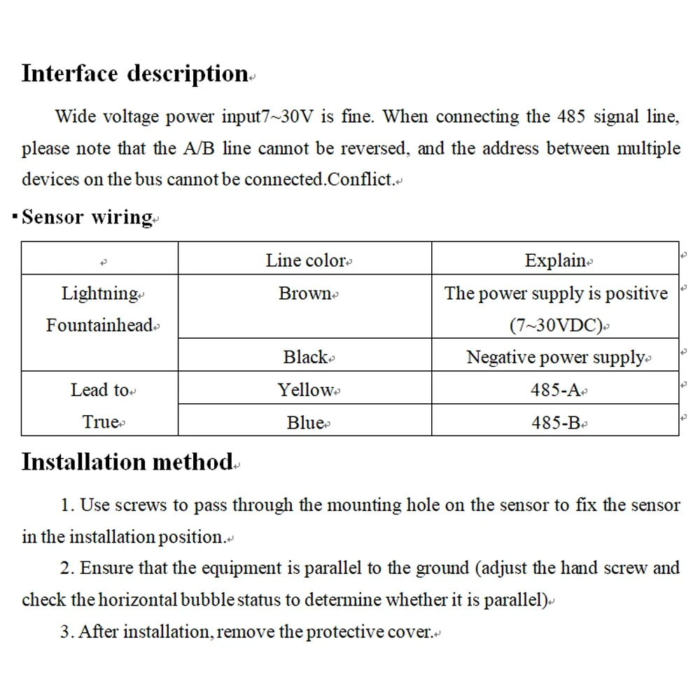 Illumination Sensor Measure Sunlight Intensity Detector High Precision Light Sensor 200000LUX Transmitter Module Aluminum RS485