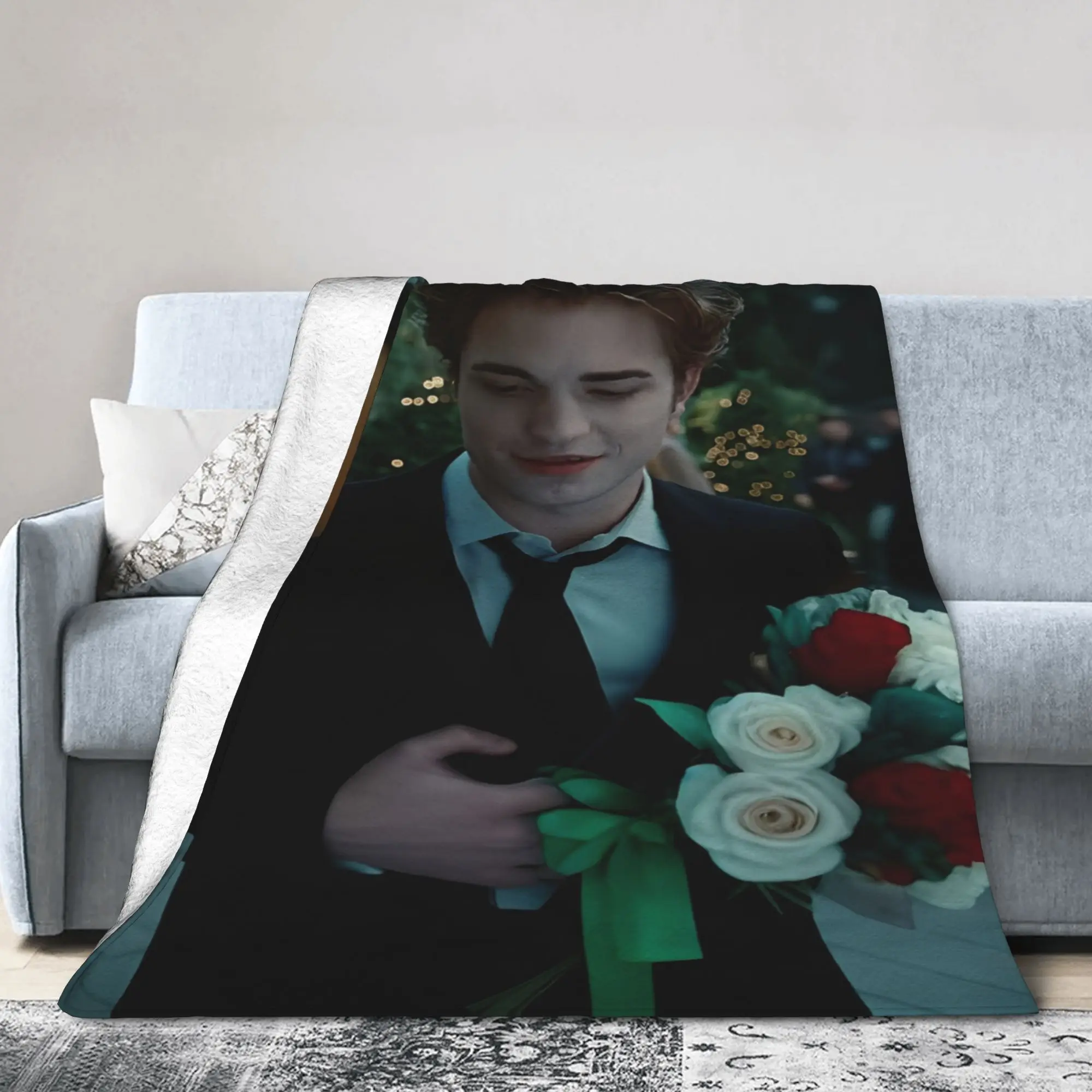 

Одеяло Эдварда Каллена Homage Twilight, флисовое одеяло для отдыха, супер мягкие пледы для постельного белья, постельные принадлежности, пледы