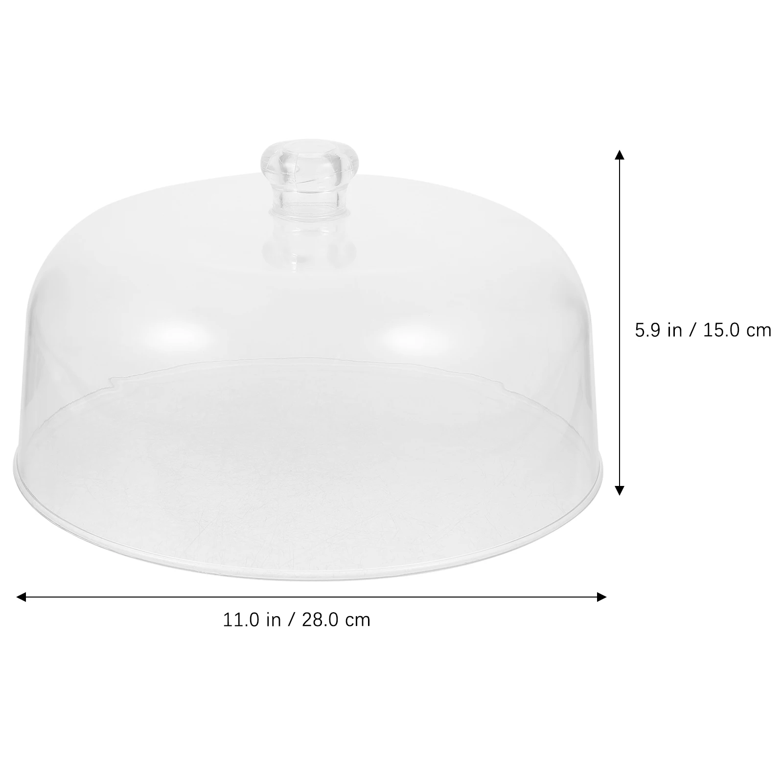 

1pc Cover Clear Acrylic Food Dome Dessert Protective Covers Reusable Transparent Cake Covers Plastic Cake Dome Kitchen Barware