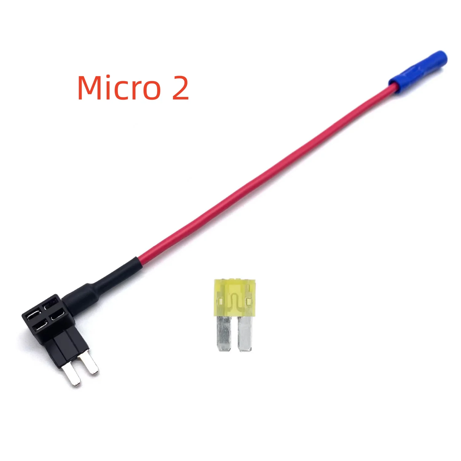12V MINI, średniej wielkości, samochodowy uchwyt bezpiecznika Adapter do zaczepu z bezpiecznik ostrza mikro Mini w standardzie 10A — zdjęcie 7