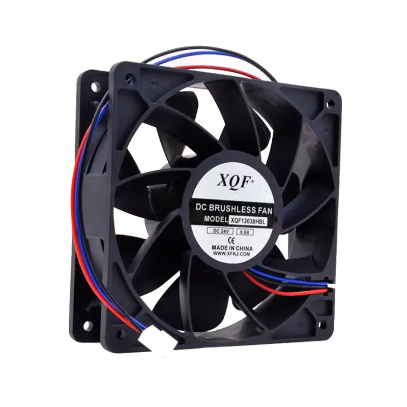 NEW ORIGINAL XQF12038HBL 24V 0.6A 12038 120*120*38mm 12cm COOLING FAN RADIATOR