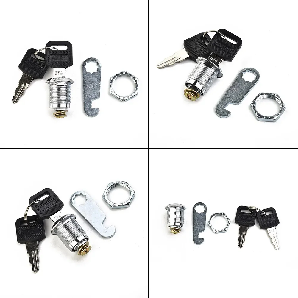 Fashion Mailbox Lock Lock 2 Keyed 25 Box Mail Cabinet Set Tool Cam-Lock Wardrobe Cupboard Cylinder Desk Drawer