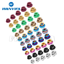 Wanyifa tuerca de titanio M5, M6, M8, M10, M12, M14, M16, brida para bicicleta, motocicleta y coche