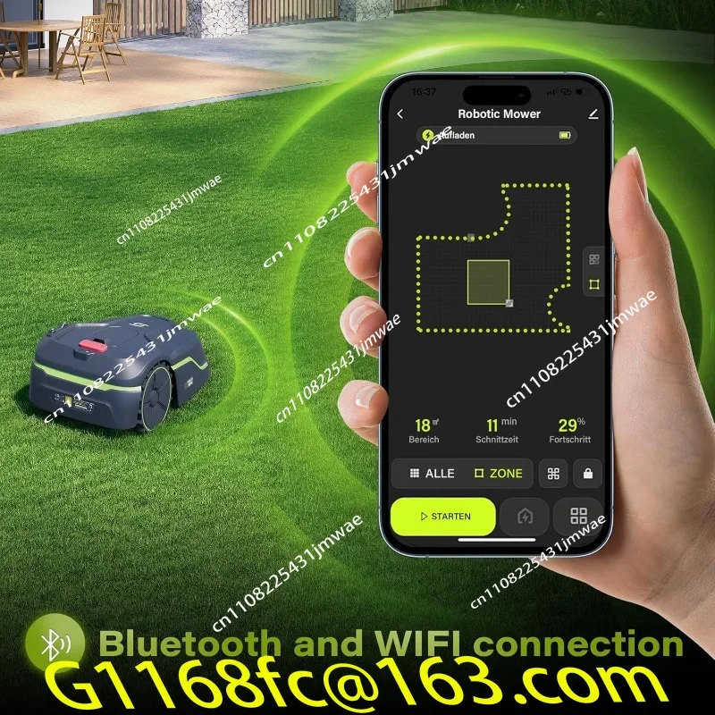 Automatic GPS Lawn Mowing Robot Garden Path Planning Lawn Mower