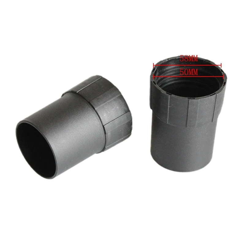 M04K 2Pcs Industrial Vacuum Cleaner Hose Connector 53/58Mm Connect Hose Adapter And Host For Thread Hose 50Mm/58Mm Vacuum Cleane