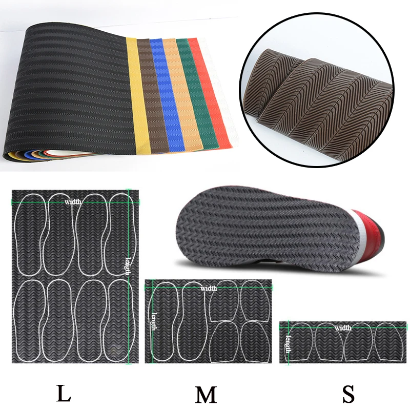 Wear-resistant Non-slip Outsole Stickers Shoe Sole Anti-slip Sticker Rubber Repair Patches DIY Replaceable Unisex Shoes Pads