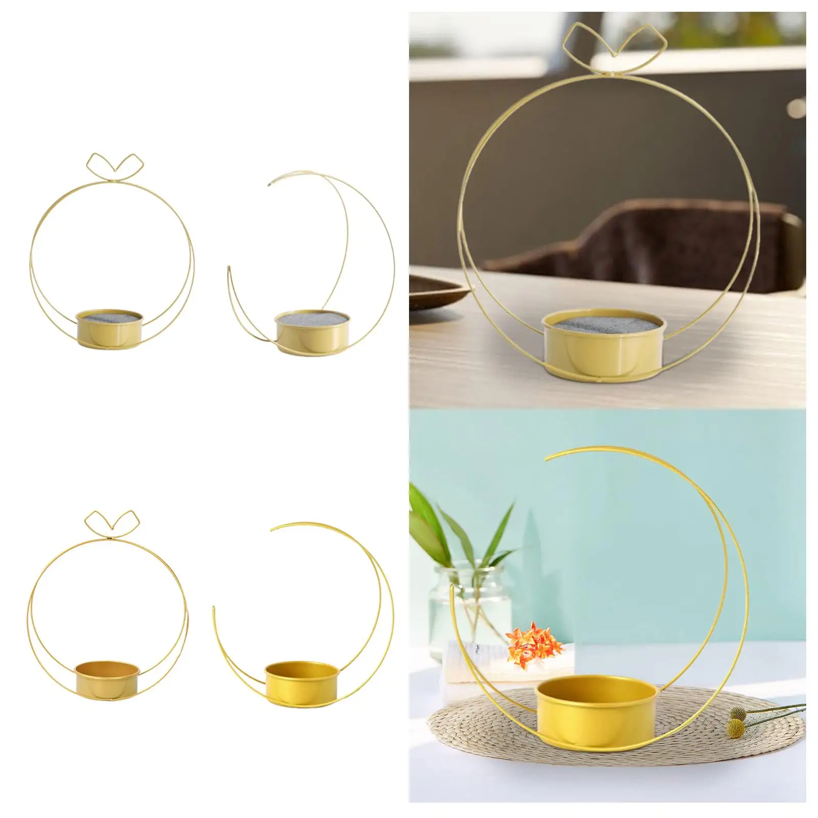 سلة للزهور زخرفة حامل معدني ديكور احتفالي حامل زهور قطعة مركزية للطاولة لخزانة المكتب وغرفة المعيشة ورف الكتب والنوم