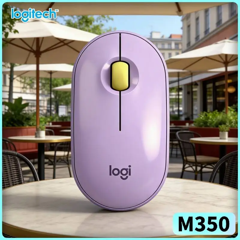 

Logitech M350 Travel Quiet Mouse - Thin Build, Silent Operation, 18-Month Battery, 1000 DPI, Business Trip On-the-Go Pick