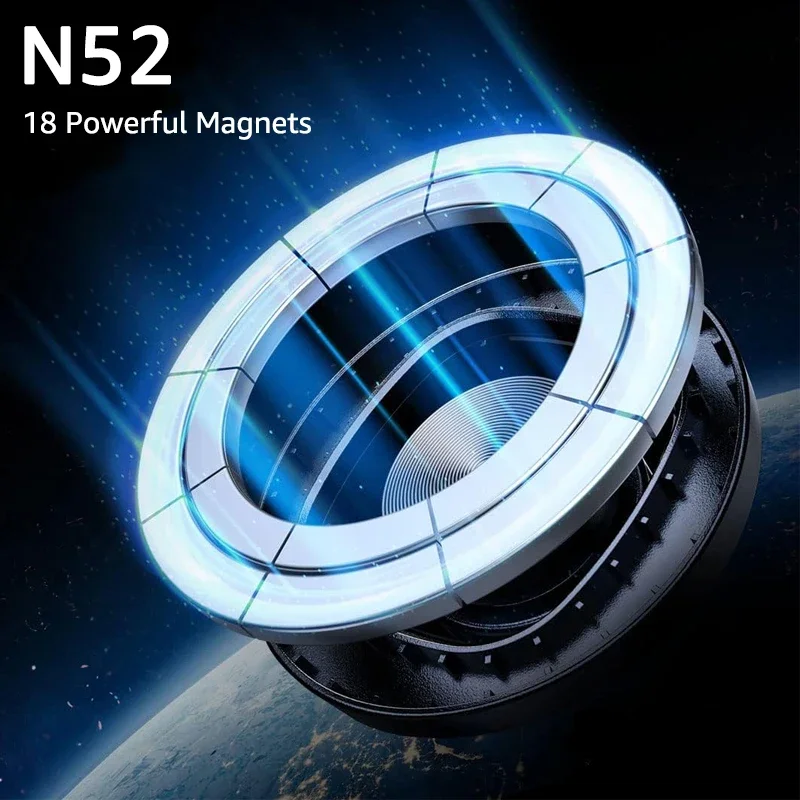 TenYua Magnetic Car Phone Holder for MagSafe Strong Magnet Car Air Vent Phone Mount Car Cradle for iPhone 15 14 13 Series Xiaomi