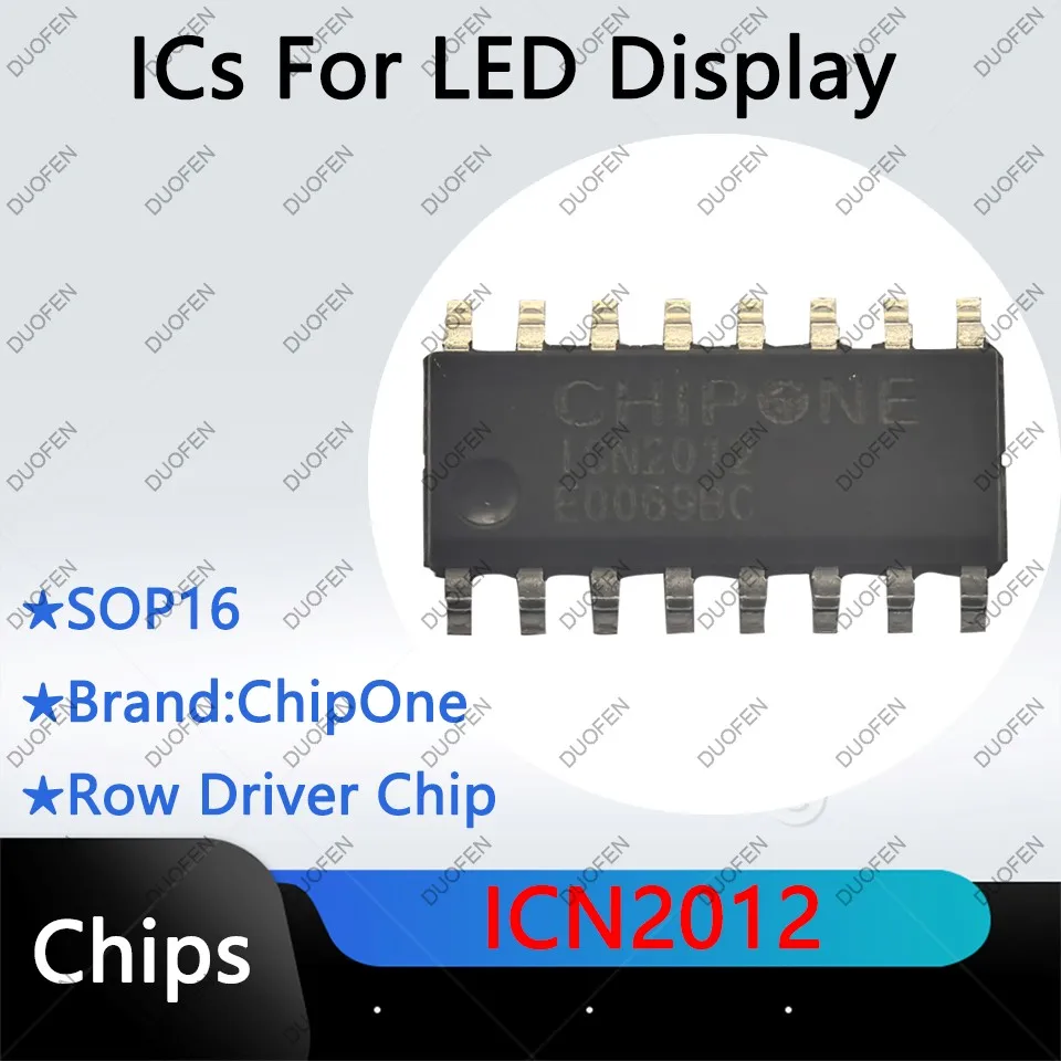ICND2018AP, circuitos integrados de fila, circuitos integrados de control lógico para pantalla LED