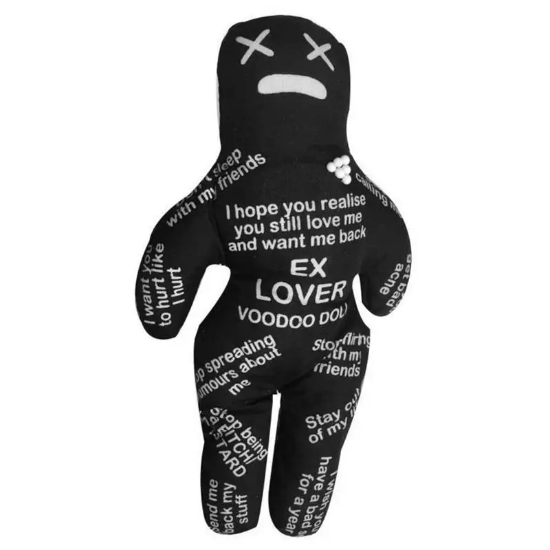 Personalized Revenge Voodoo Curse Doll Witchcraft Fabric Red Doll Kids Toys Horror Doll Holiday Party Gift For Child Boys Girls