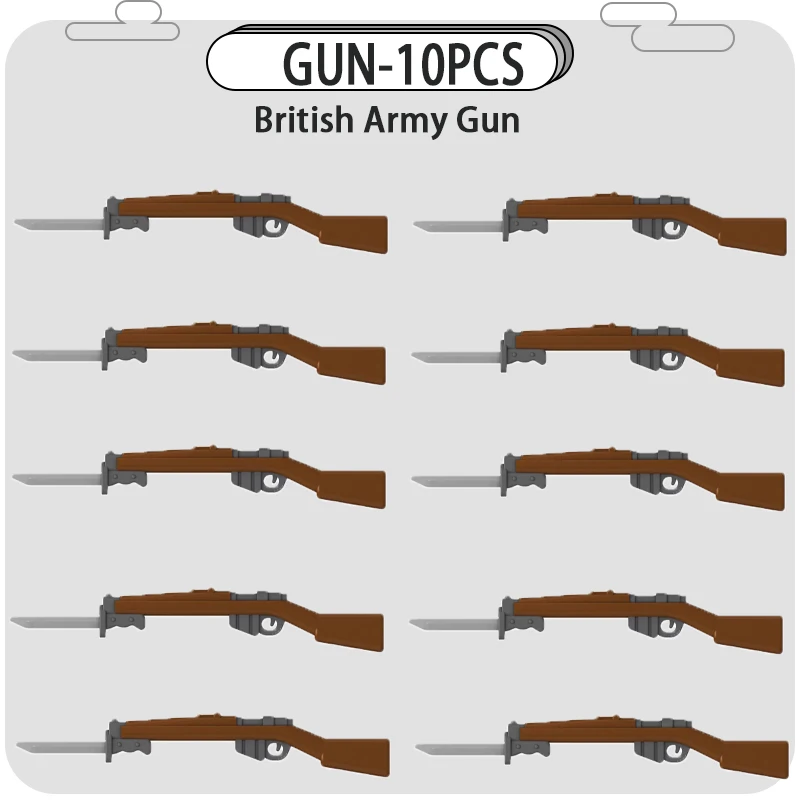 WW2 Militaire Accessoires Bouwstenen US Ranger Italië Duitse Britse Leger Soldaat Figuren Gun Helm Bakstenen Verjaardagscadeautjes
