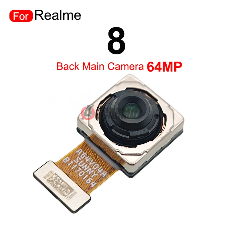 For Realme 8 7 4G 5G 6 Pro 8Pro 6i 8i Back Rear Big Main Primary Camera Module Flex Cable Replacement Repair Parts