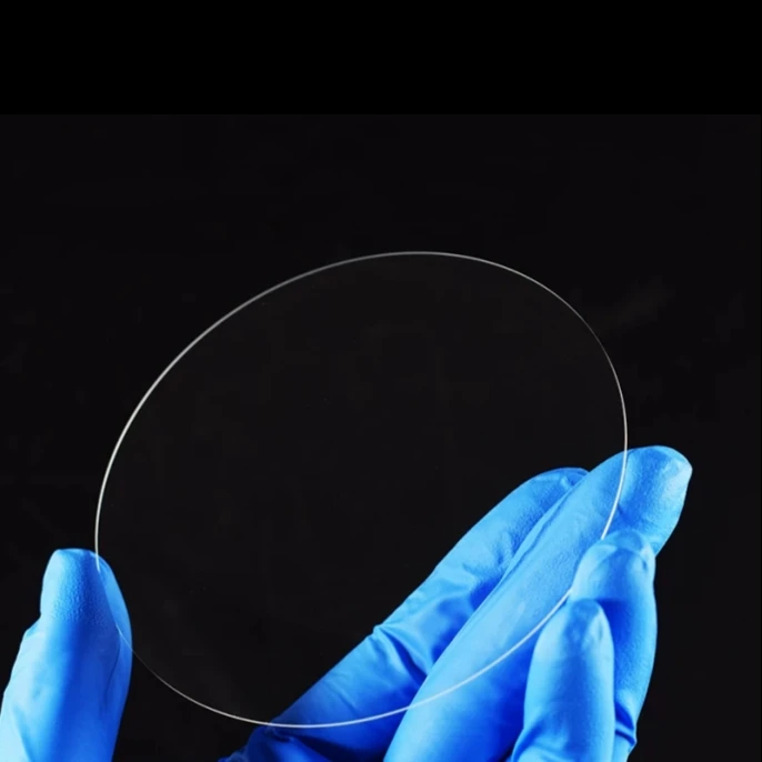Custom Corning HPFS 7980 Fused Silica High Purity Quartz Glass Wafer Optical Glass Sheet D50/ 100mm 0.5/1/2mm Thick