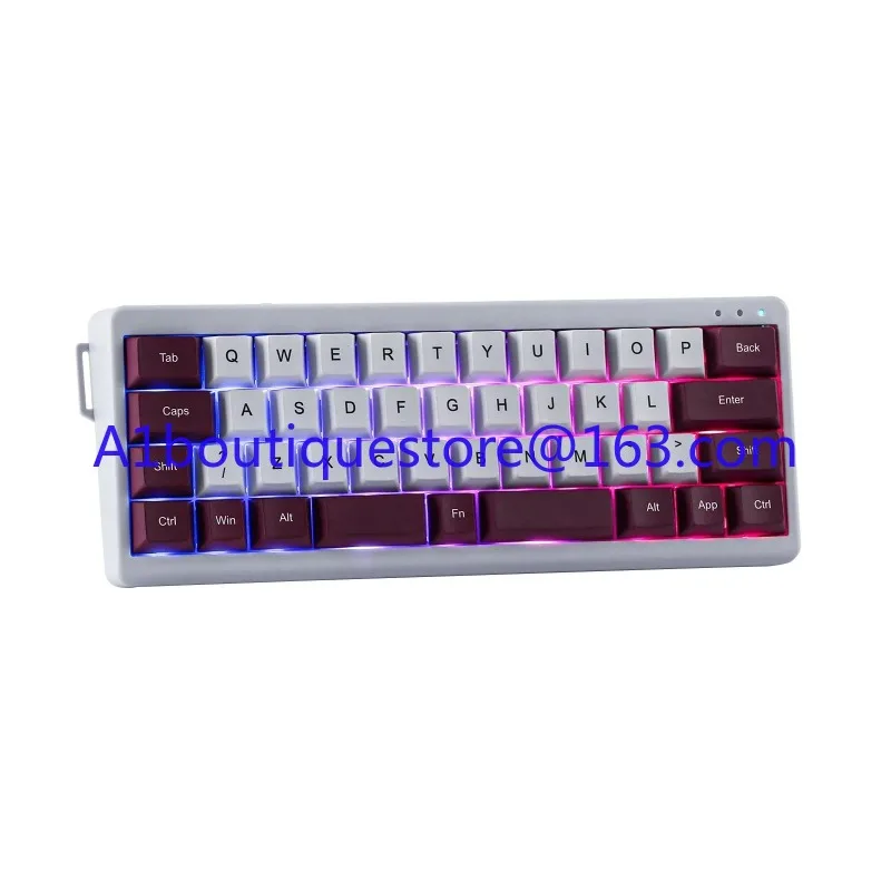 TH40 Ultra-Compacto 40% Layout teclado mecânico sem fio azul troca quente