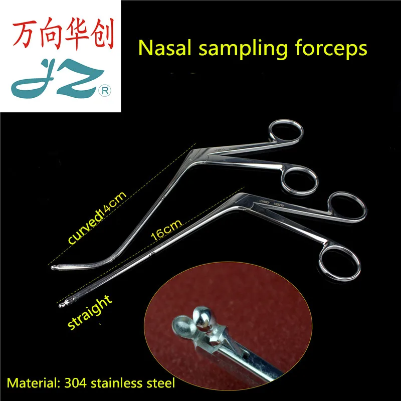 

Jz ENT Surgical Instruments Medical cavidade nasal sampling forcep nasopharynx living sampling forceps nose Tissue biopsy forcep