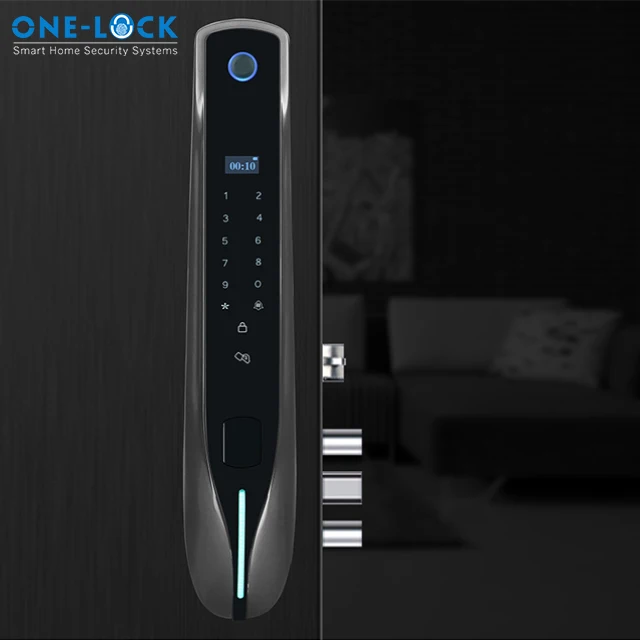 Tuya Fingerprint Door Lock para Segurança Doméstica, Smart Keyless Door Lock, WiFi