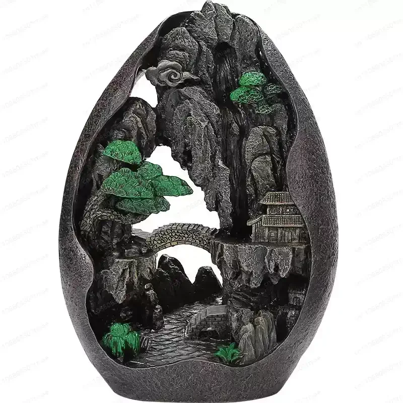 Backflow aromatherapy burner Home sandalwood burner Alpine flowing water backflow incense burner