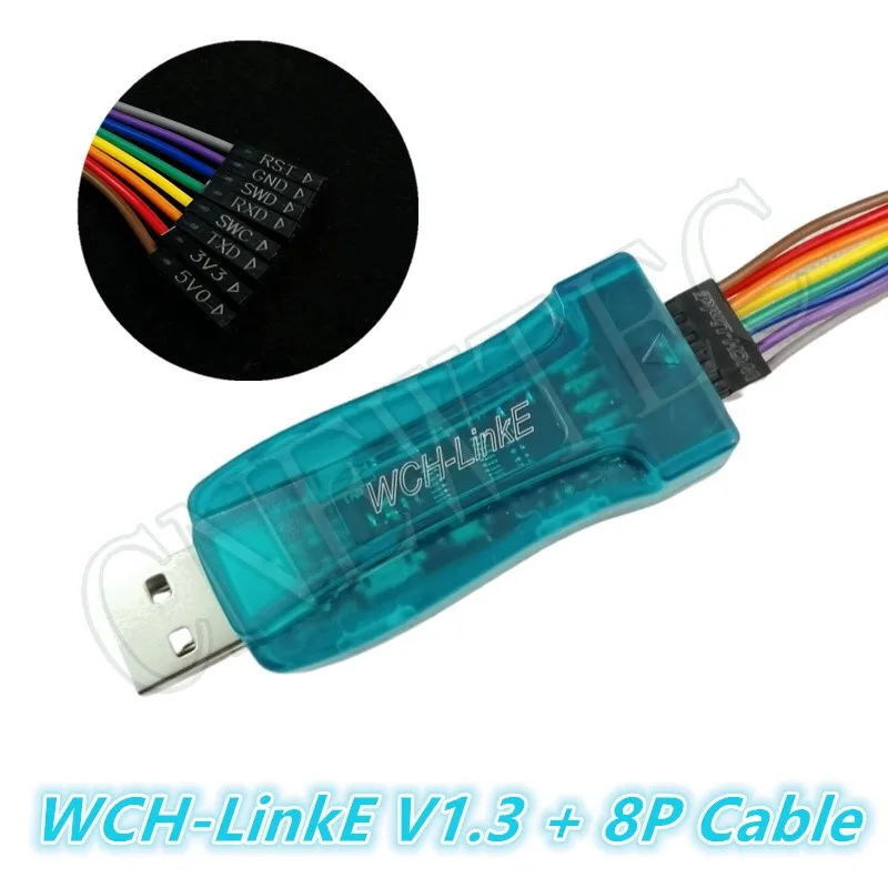 WCH-LinkE Mini V1.3 WCH-LinkRV WCH CMSIS-DAP Downloader Debugger Support RISC-V ARM CH32V003 CH32F103