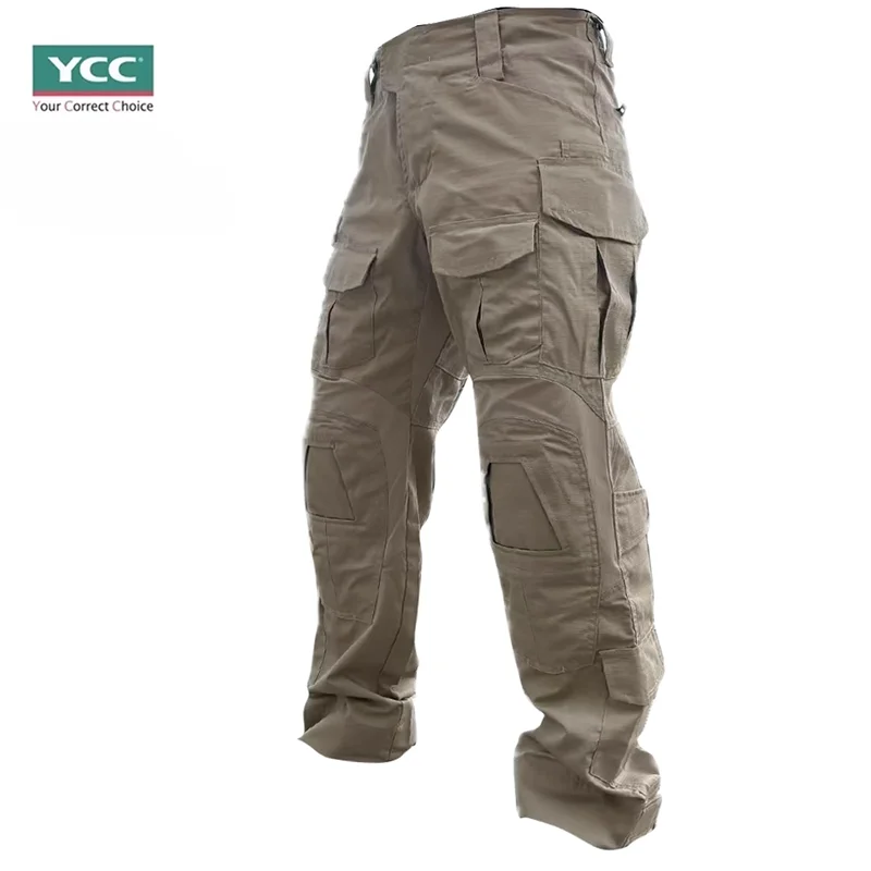 Outdoor Sports Khaki Gen3 Breathable Combat Pants USSS CAT Style Commuting Training G3 Pants With Knee Pads