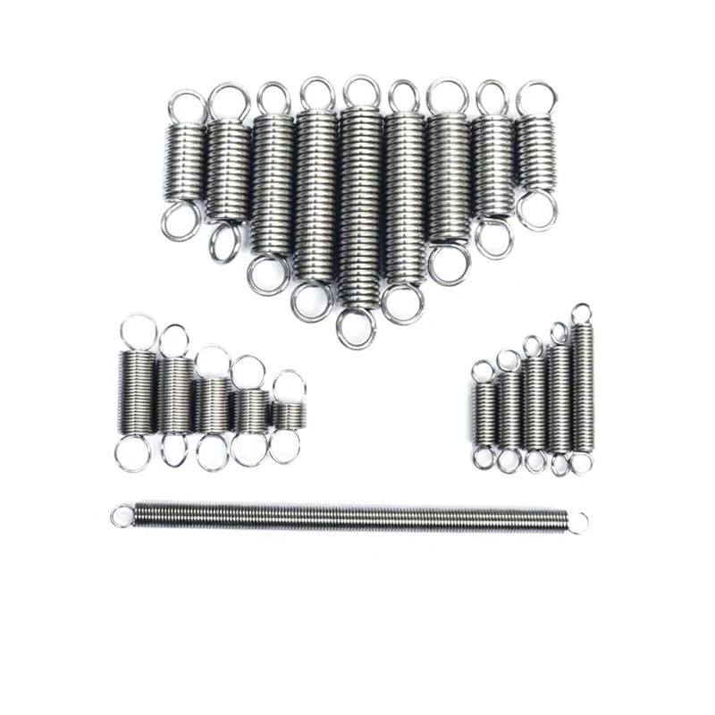 304 stainless steel tension springs for trampoline small spring hook Used for pulling DIY toy springs OD 3-6MM long 10-60mm